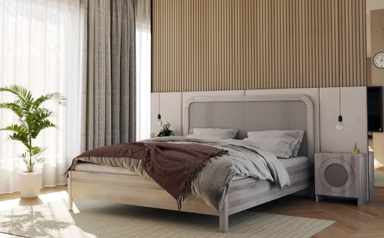 Kolekcja rattanowych mebli