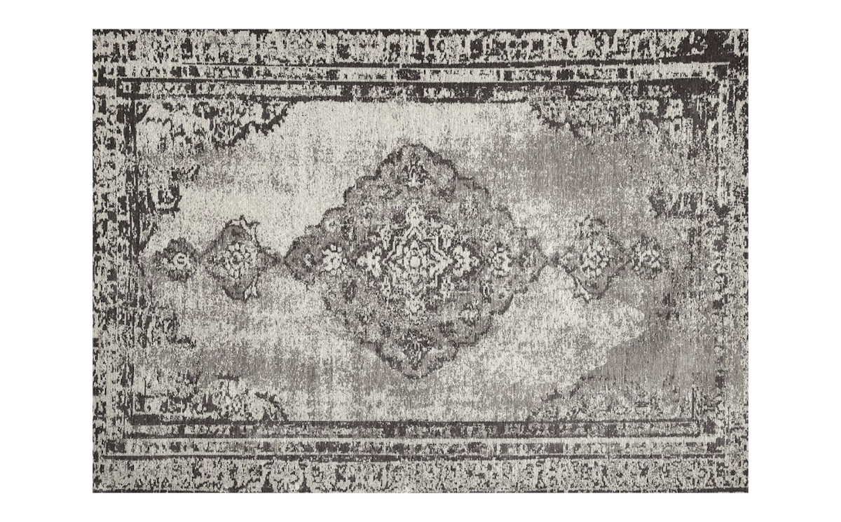 Prostokątny dywan w odcieniach szarości