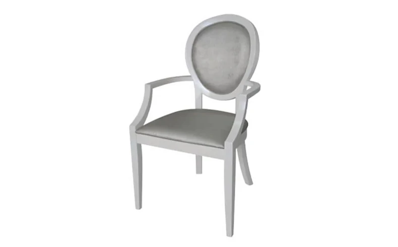 Wygodne krzesło z wytrzymałą tapicerką