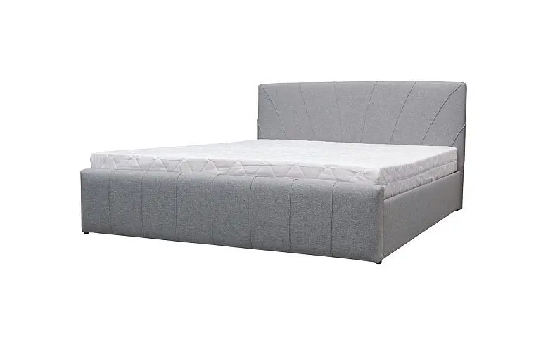 Komfortowe łóżko z materacem