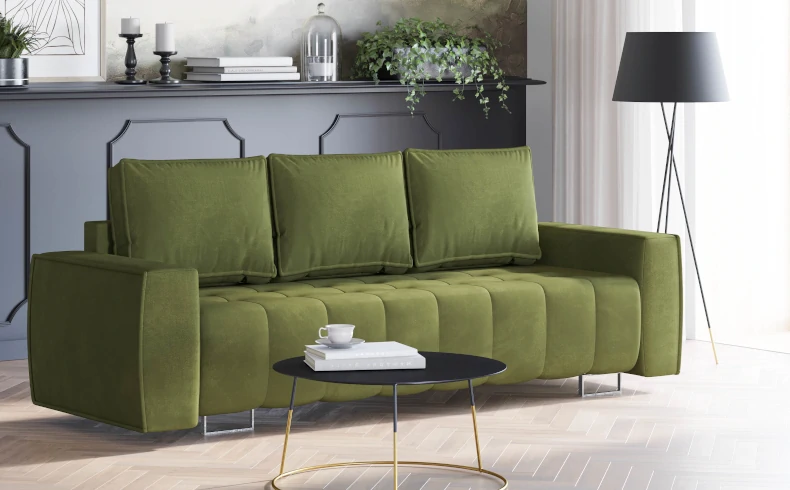 Elegancka sofa z funkcją spania