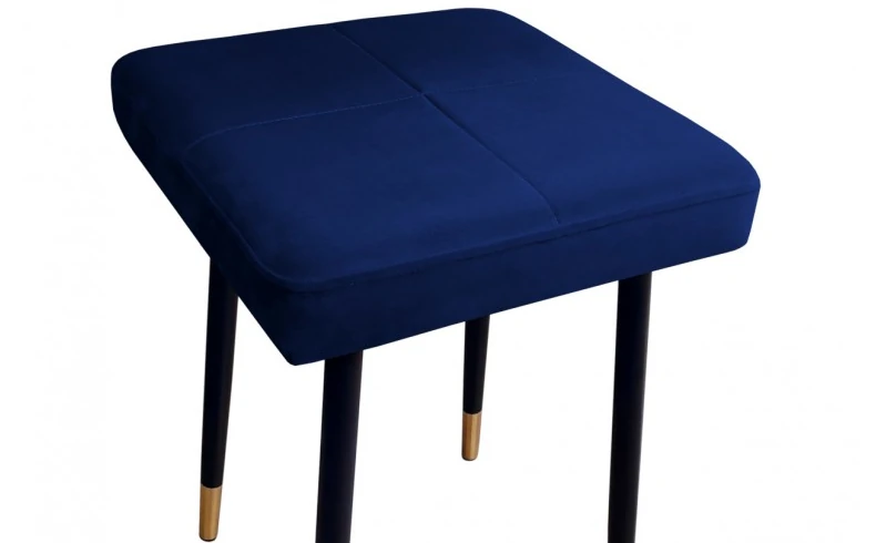 Noowczesny stołek z tapicerowanym siedziskiem