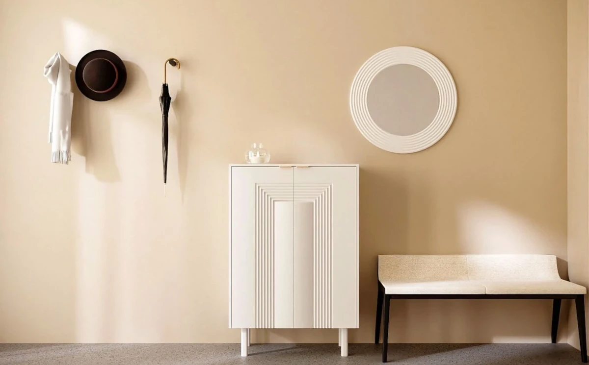 Biała komoda / szafka na buty Dancan YOKO / szer. 80 cm