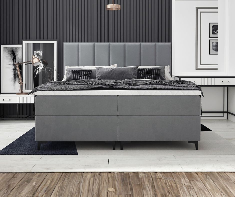 Łóżko tapicerowane 160x200 z pojemnikiem i materacem – najczęstszy wybór Polaków. Dlaczego?