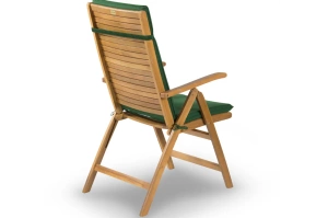 Zielona poduszka SINTRA na krzesło ogrodowe