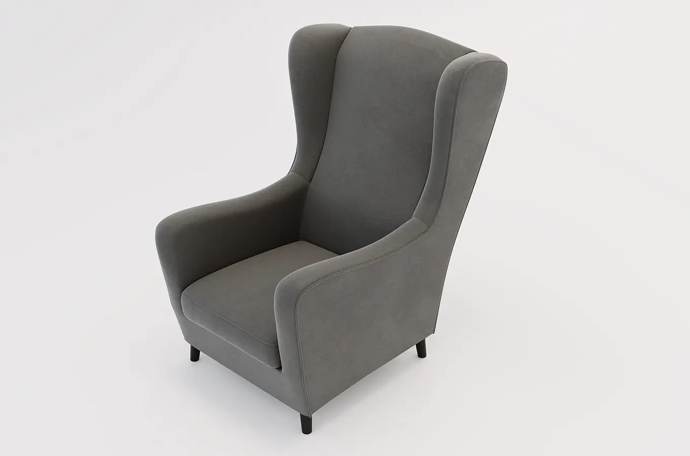 Fotel uszak Skandica AGNETA / 4 kolory tapicerki + 2 kolory nóg do wyboru!