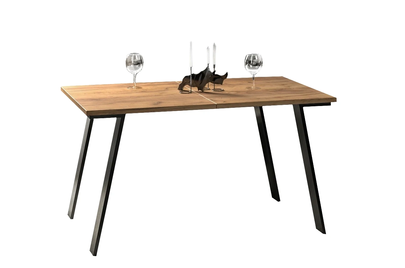 Nowoczesny rozkładany stół LIWIA 130-210 x 80 cm (dąb craft)