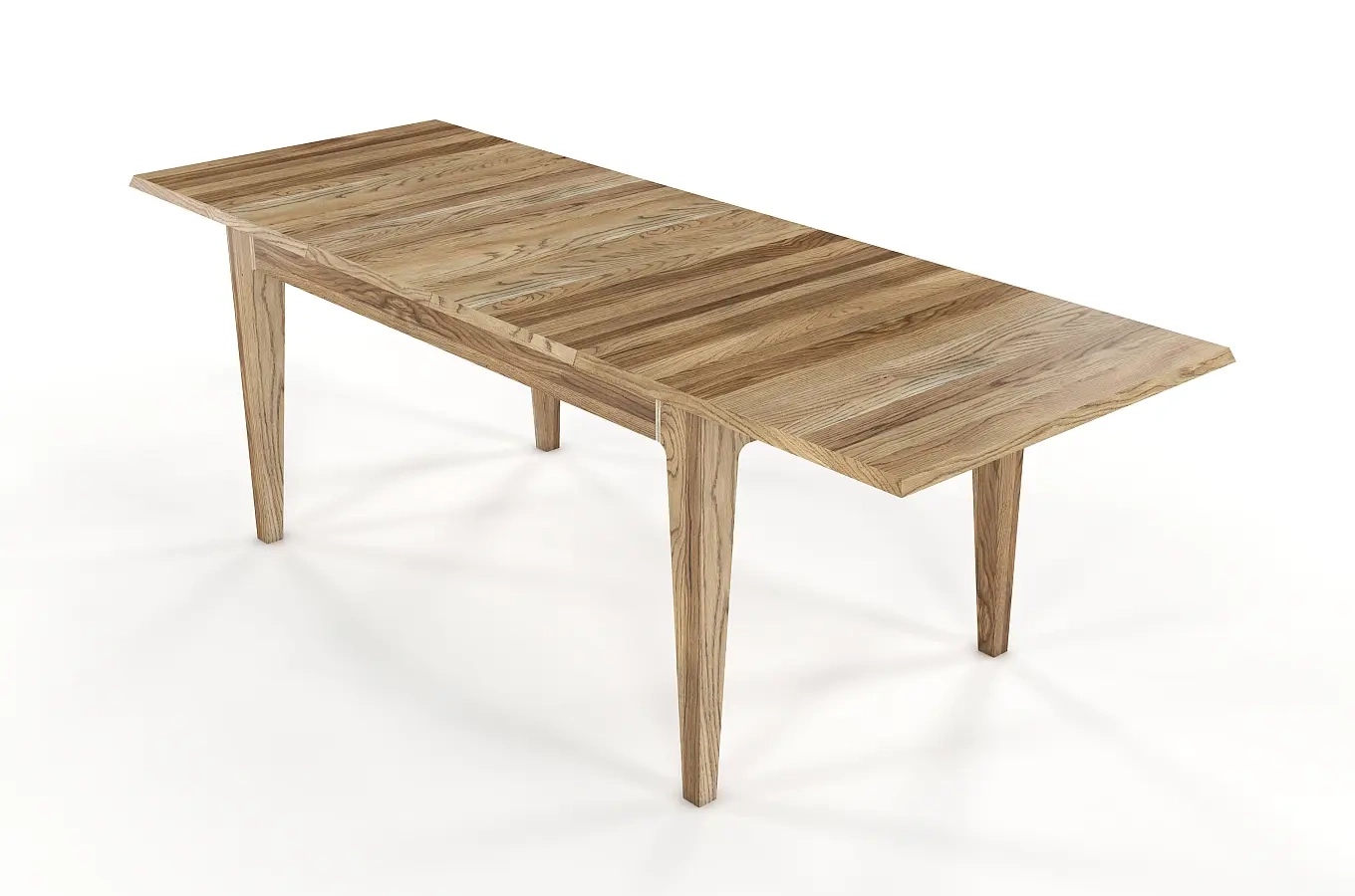 Stół drewniany dębowy rozkładany Visby CORTENA 140-220 cm