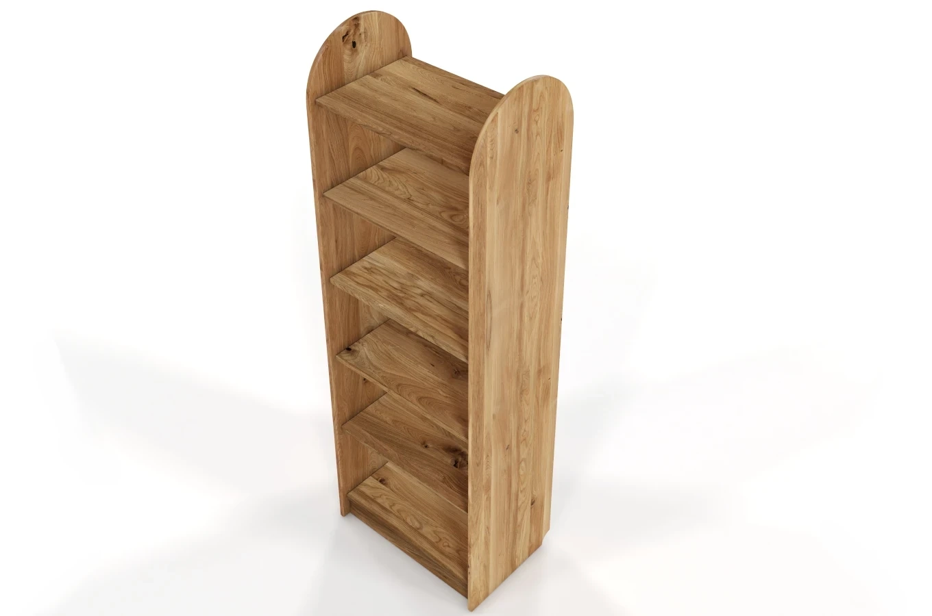 Regał drewniany dębowy Visby KLIPPEN / 3 szerokości
