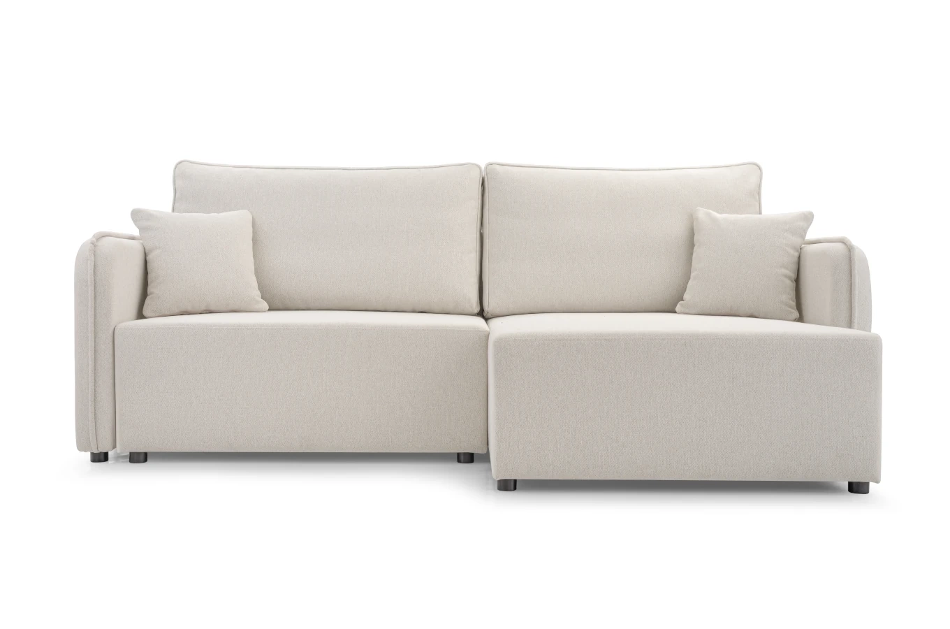 Nowoczesny rozkładany narożnik MUSA z pojemnikiem na pościel