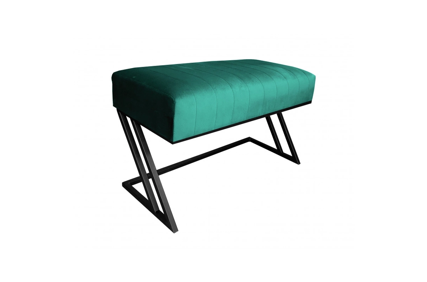 Tapicerowana ławka DIZI na metalowych nogach / kolor tkaniny + podstawy do wyboru!