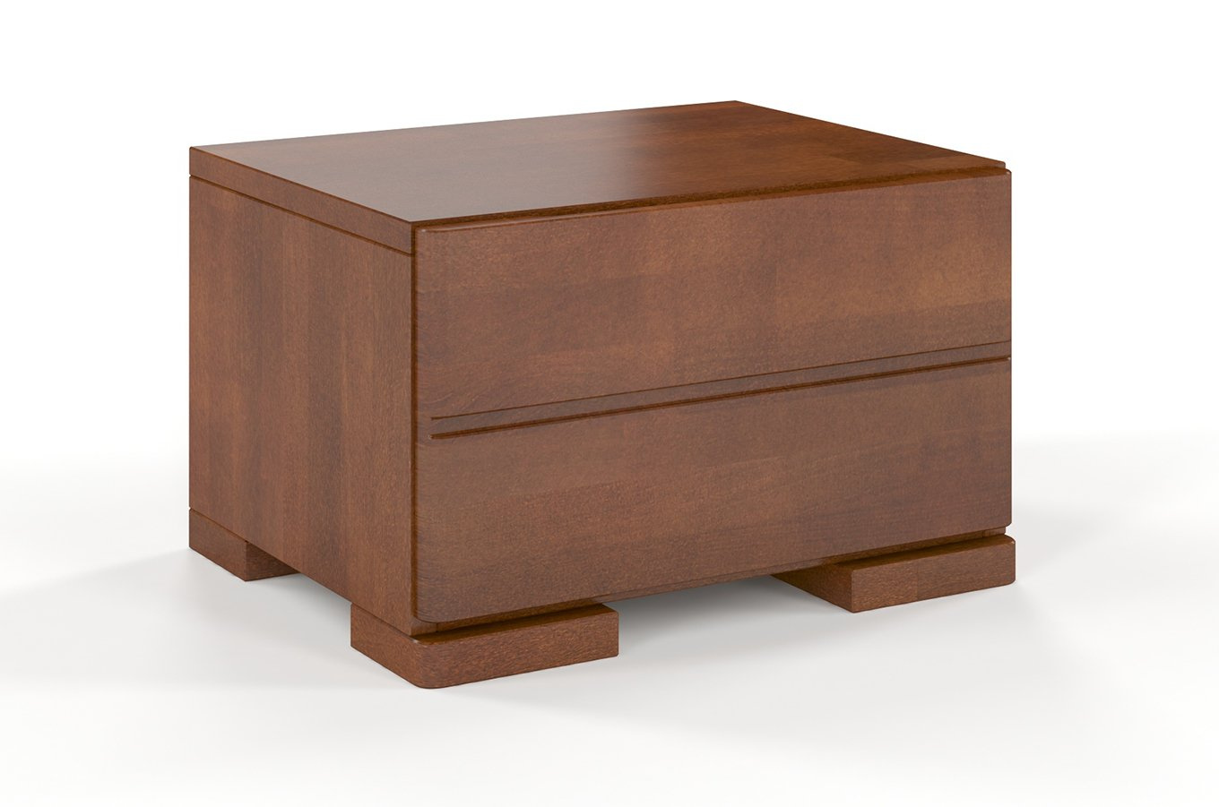 Drewniana szafka nocna bukowa Visby Sandemo 1S / kolor naturalny