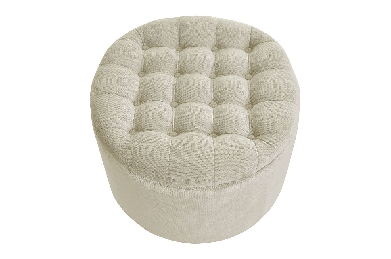 Tapicerowany puf ze schowkiem POMPADOUR i zdejmowanym siedziskiem