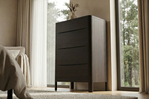 Drewniana komoda bukowa Visby MODENA 80