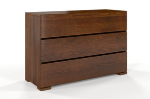 Drewniana komoda sosnowa Visby Sandemo 3S / szer. 120 cm