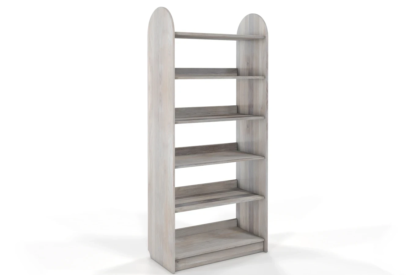 Regał drewniany dębowy Visby KLIPPEN / 3 szerokości