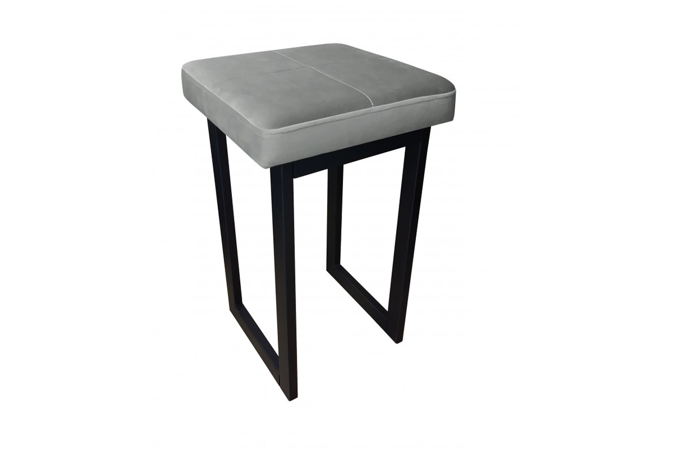 Tapicerowany taboret PRIMO na metalowych nogach / kolor tkaniny + podstawy do wyboru!