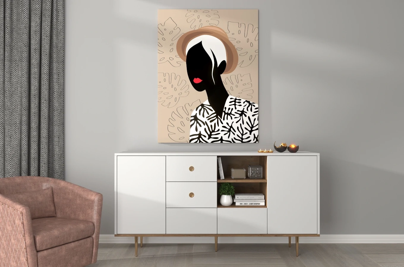 AMARA obraz na płótnie 75 x 55 cm