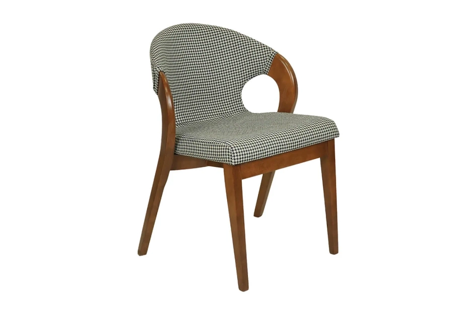 Eleganckie krzesło tapicerowane 877 w stylu retro