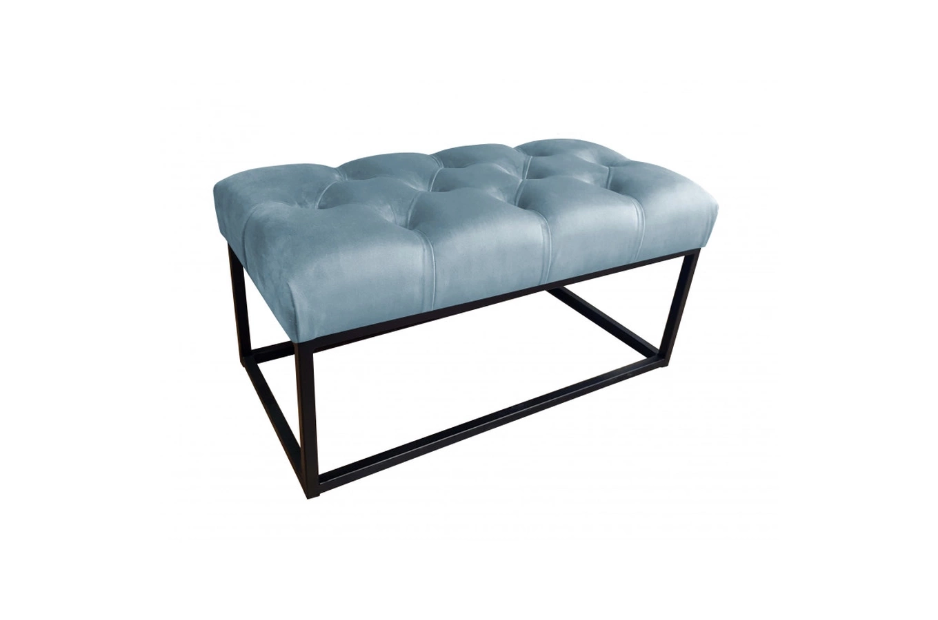 Tapicerowana ławka CITY na metalowych nogach / kolor tkaniny + podstawy do wyboru!