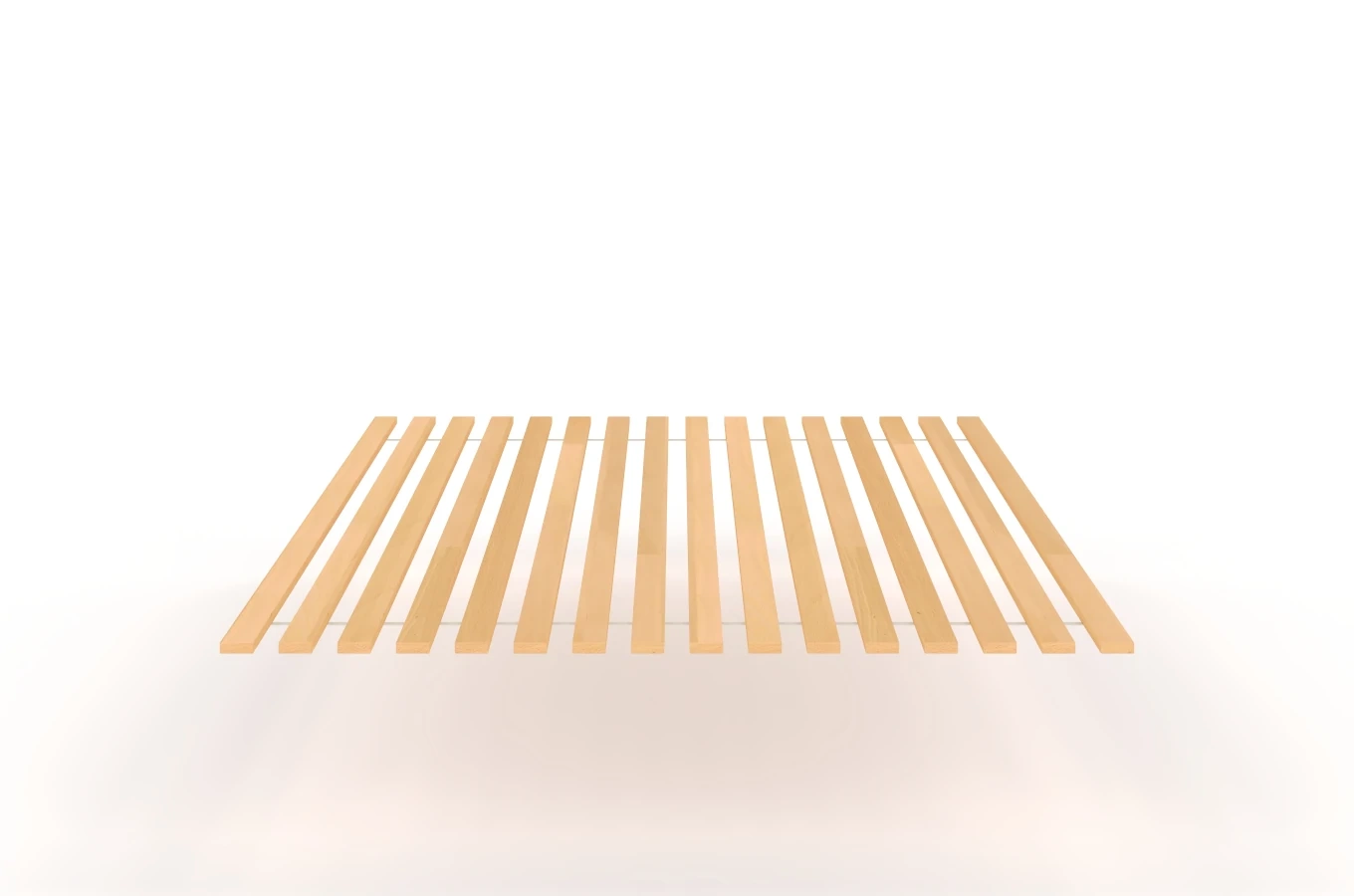 Stelaż lamelowy sosnowy pod materac Visby LEVITO / 160x200 cm