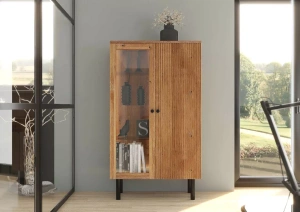 Witryna dębowa Visby NORVIK High / lakier naturalny