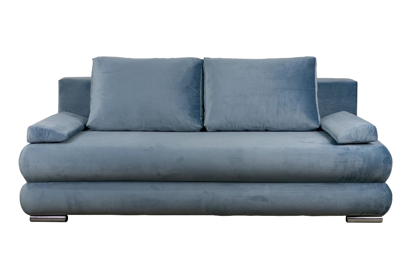 Kompaktowa sofa rozkładana FLAVIA z funkcją spania i pojemnikiem na pościel / szerokość 215 cm