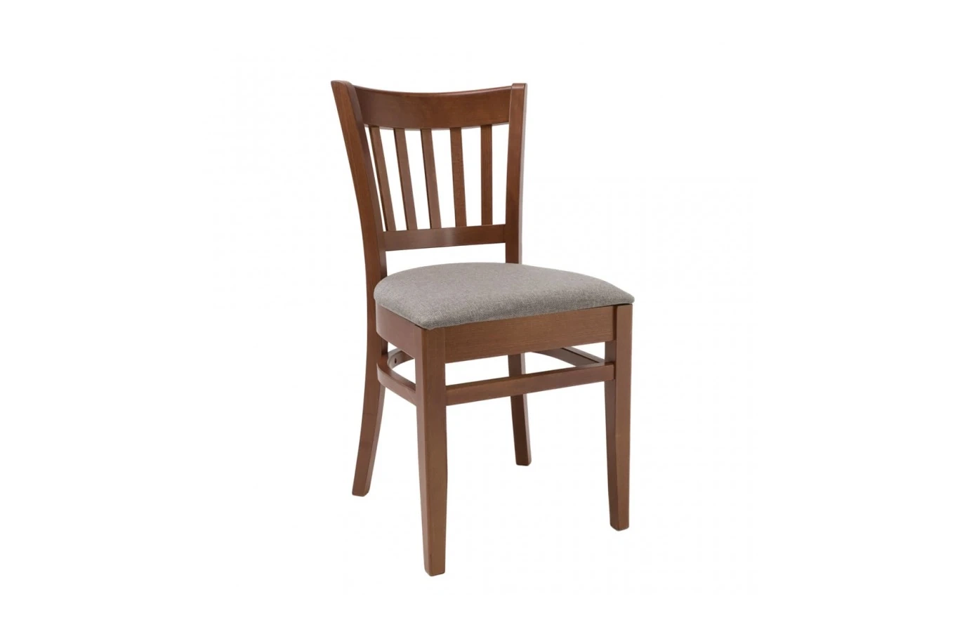 Drewniane krzesło 576 z tapicerowanym siedziskiem