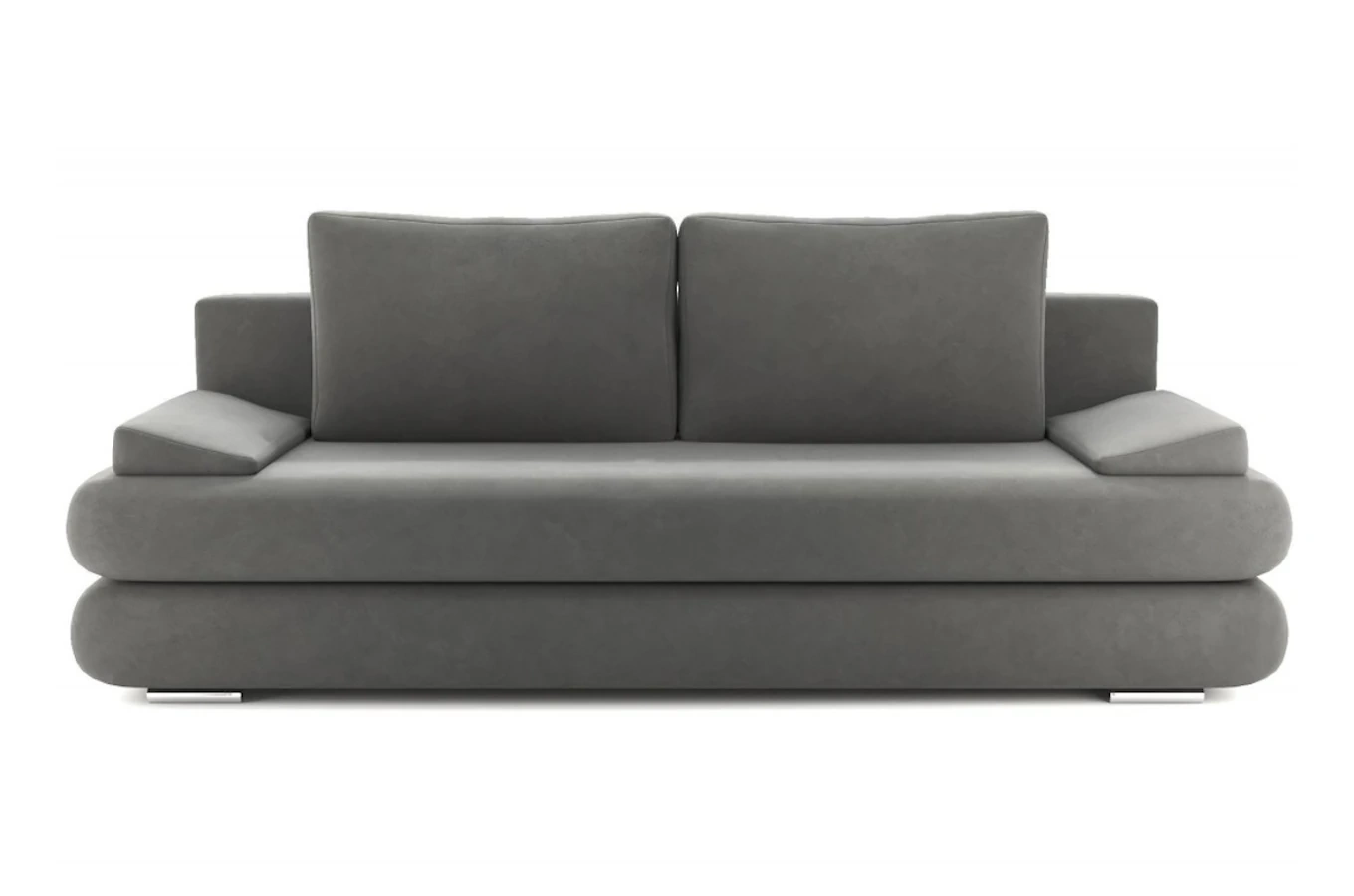 Kompaktowa sofa rozkładana FLAVIA z funkcją spania i pojemnikiem na pościel / szerokość 215 cm