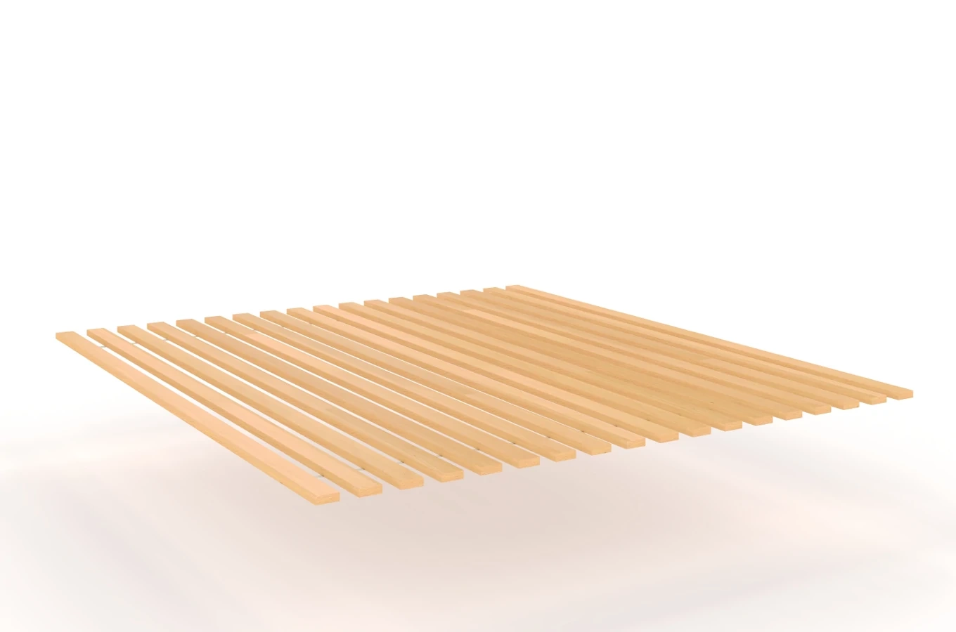 Stelaż lamelowy sosnowy pod materac Visby LEVITO