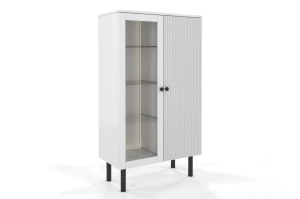 Biała witryna Visby NORVIK High / szer. 80 cm