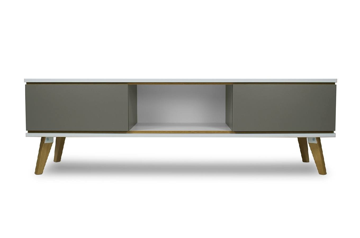 Szara komoda RTV- Skandica JORGEN / szer. 160 cm