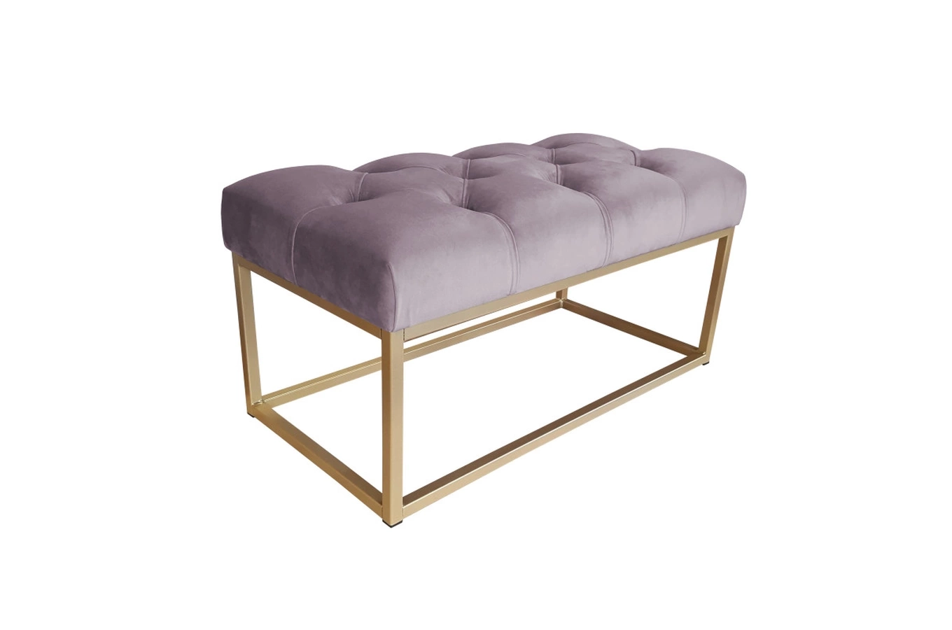 Tapicerowana ławka CITY na metalowych nogach / kolor tkaniny + podstawy do wyboru!