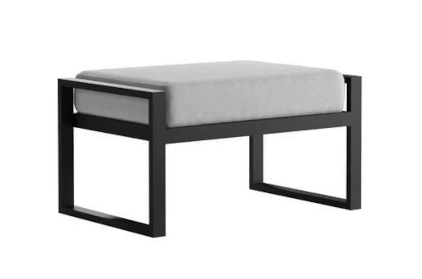 Tapicerowany puf do ogrodu MONACO