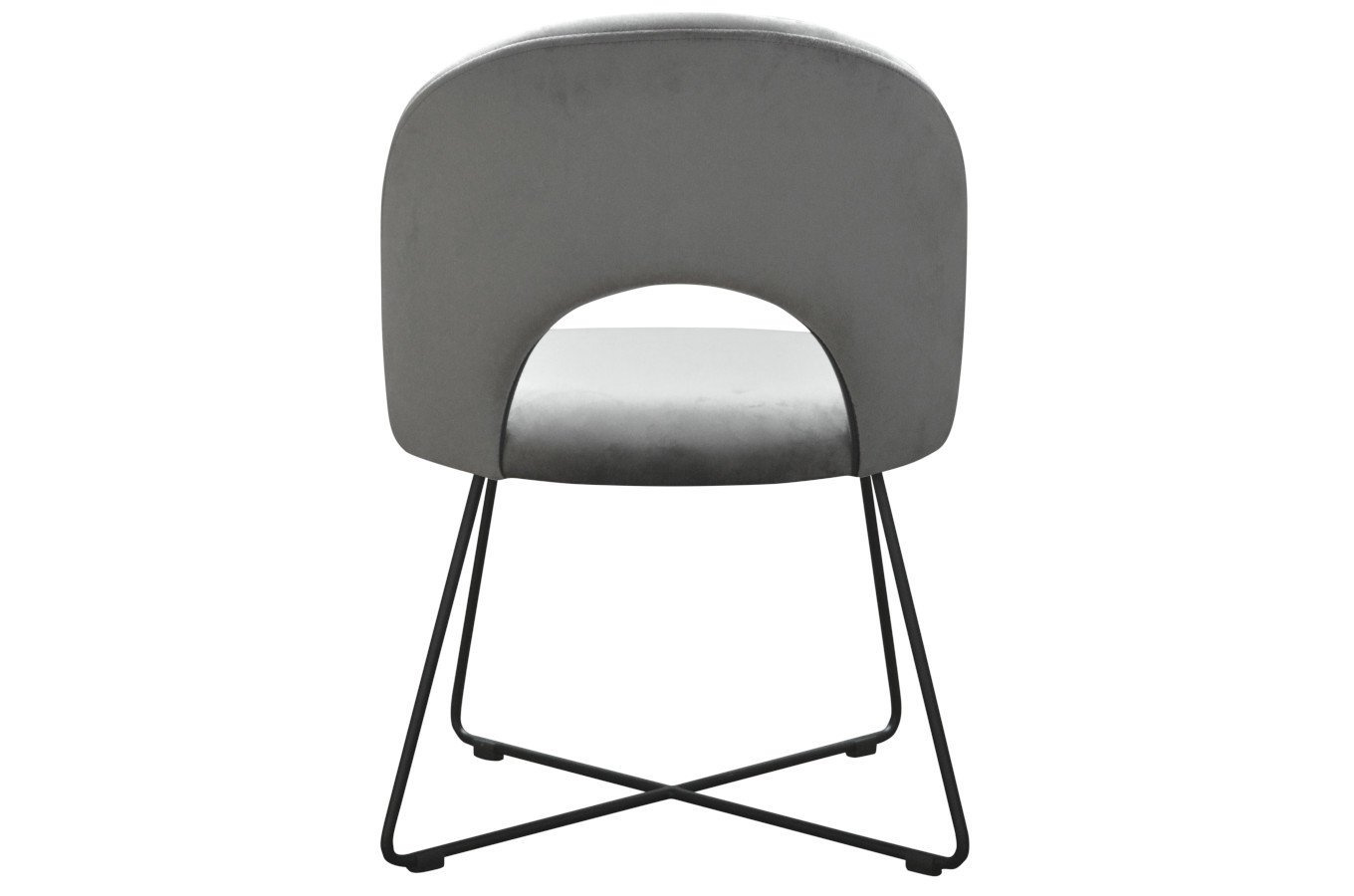 Nowoczesne krzesło tapicerowane ALTA na metalowych nogach