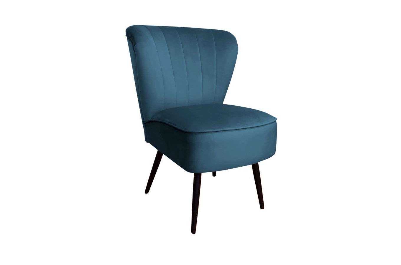 Tapicerowany fotel BOLSZEWIK na metalowych nogach