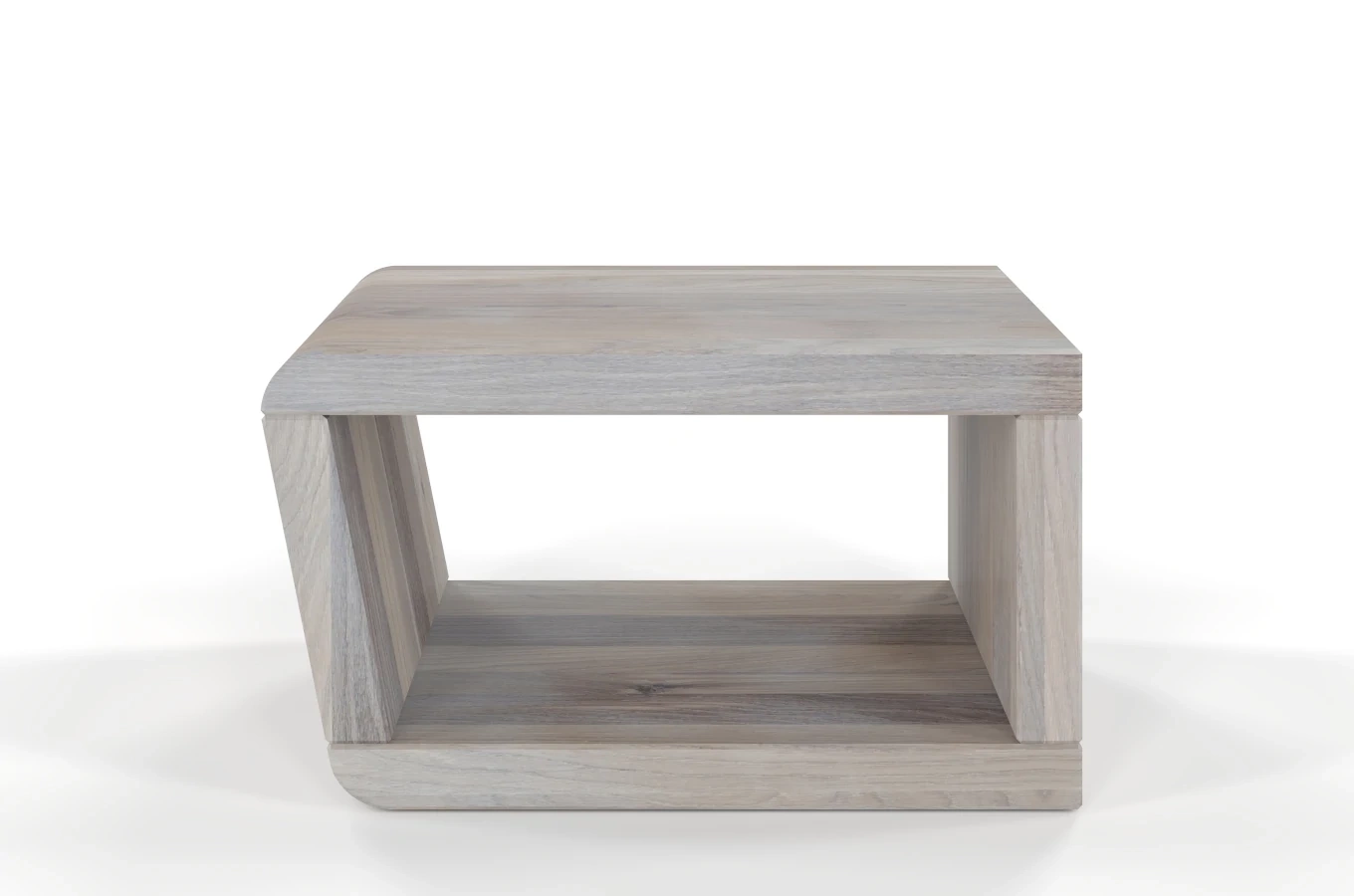 Nowoczesna drewniana szafka nocna dębowa bez szuflad Visby HARALD / szer. 50 cm