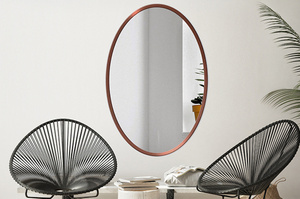 Owalne lustro OVAL / rama dostępna w 5 kolorach