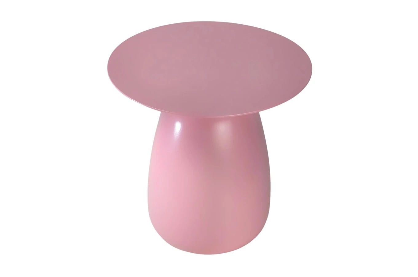 Stolik drewniany Kayani BAOBAB 34 różne kolory, wys. 34 cm / kolor pudrowy róż