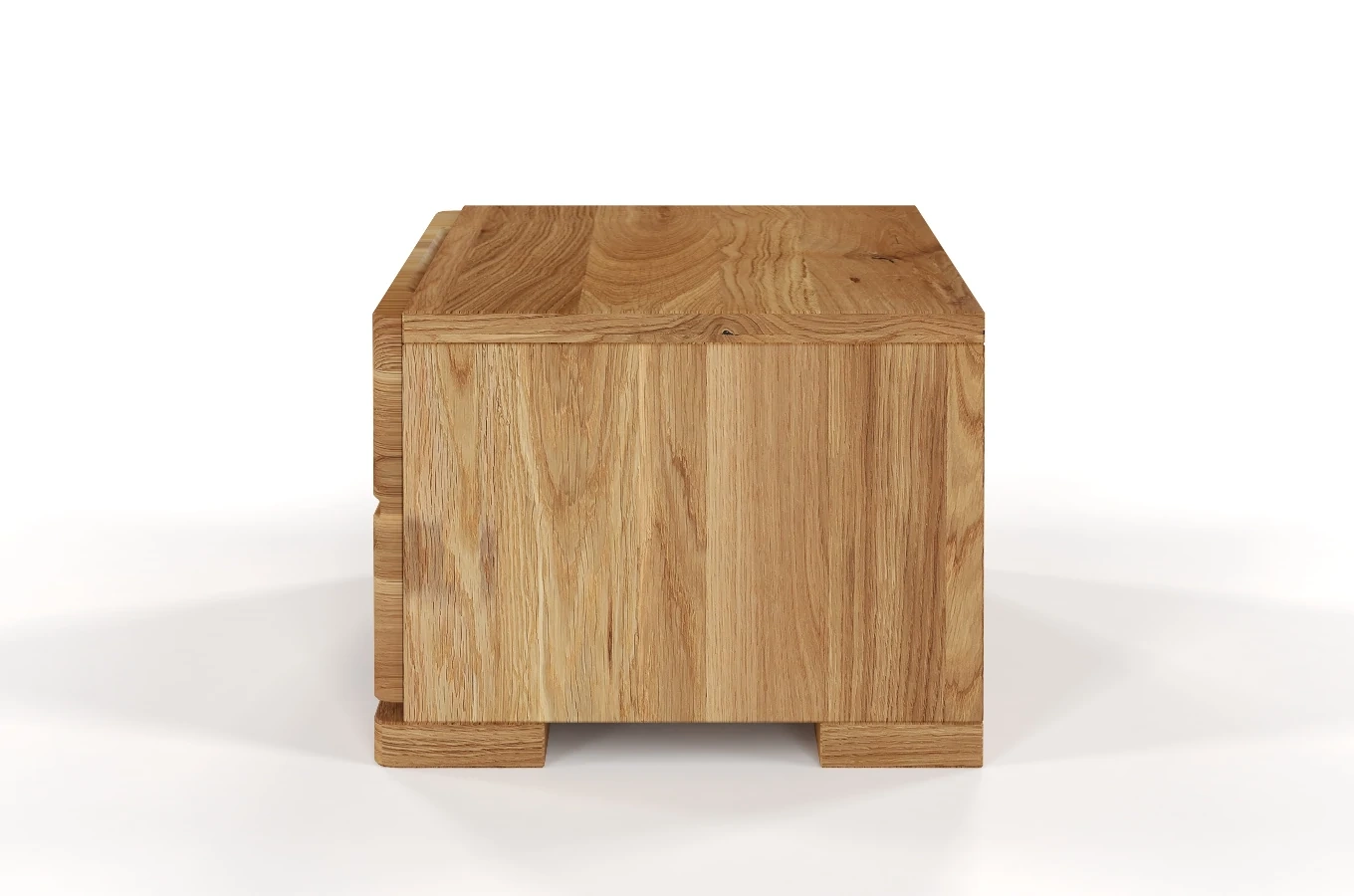 Drewniana szafka nocna dębowa Visby Sandemo 1S / szer. 40 cm