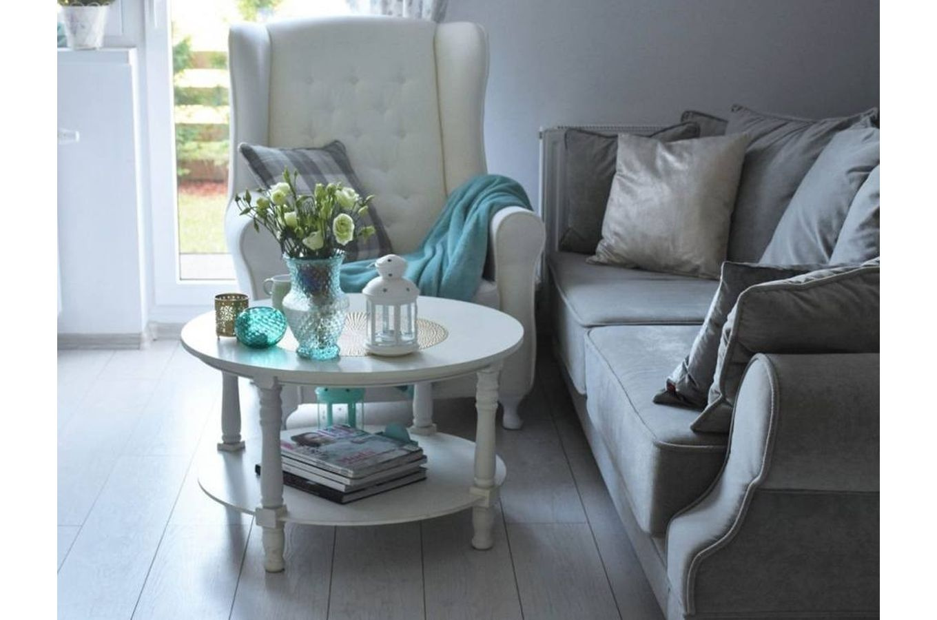 Elegancki tapicerowany fotel LARGO typu uszak