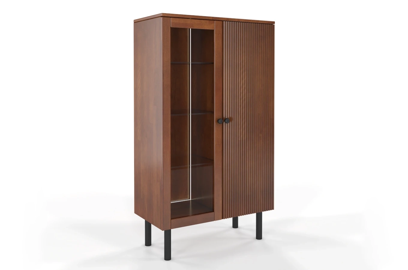 Witryna bukowa Visby NORVIK High / szer. 80 cm