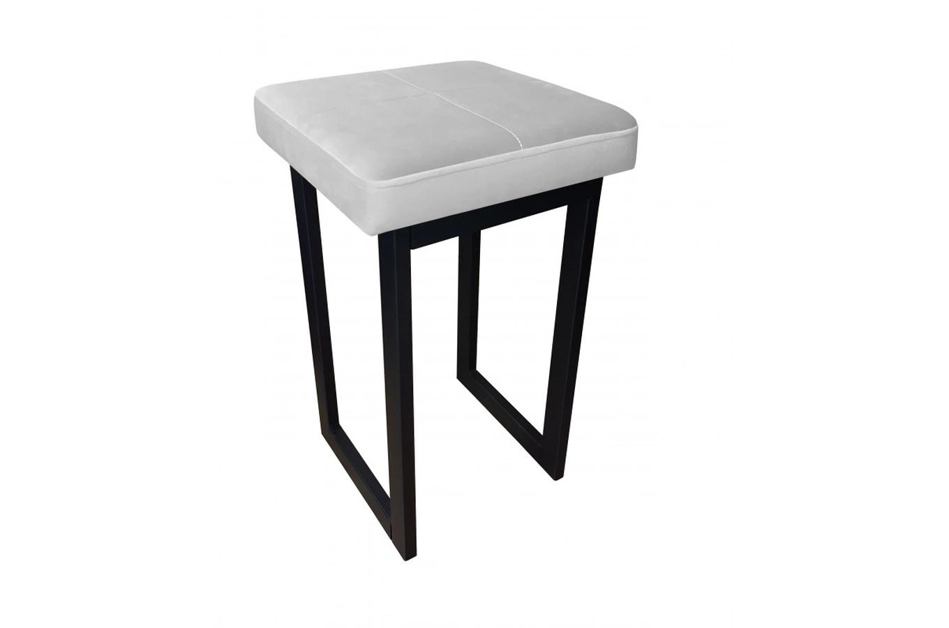 Tapicerowany taboret PRIMO na metalowych nogach / kolor tkaniny + podstawy do wyboru!