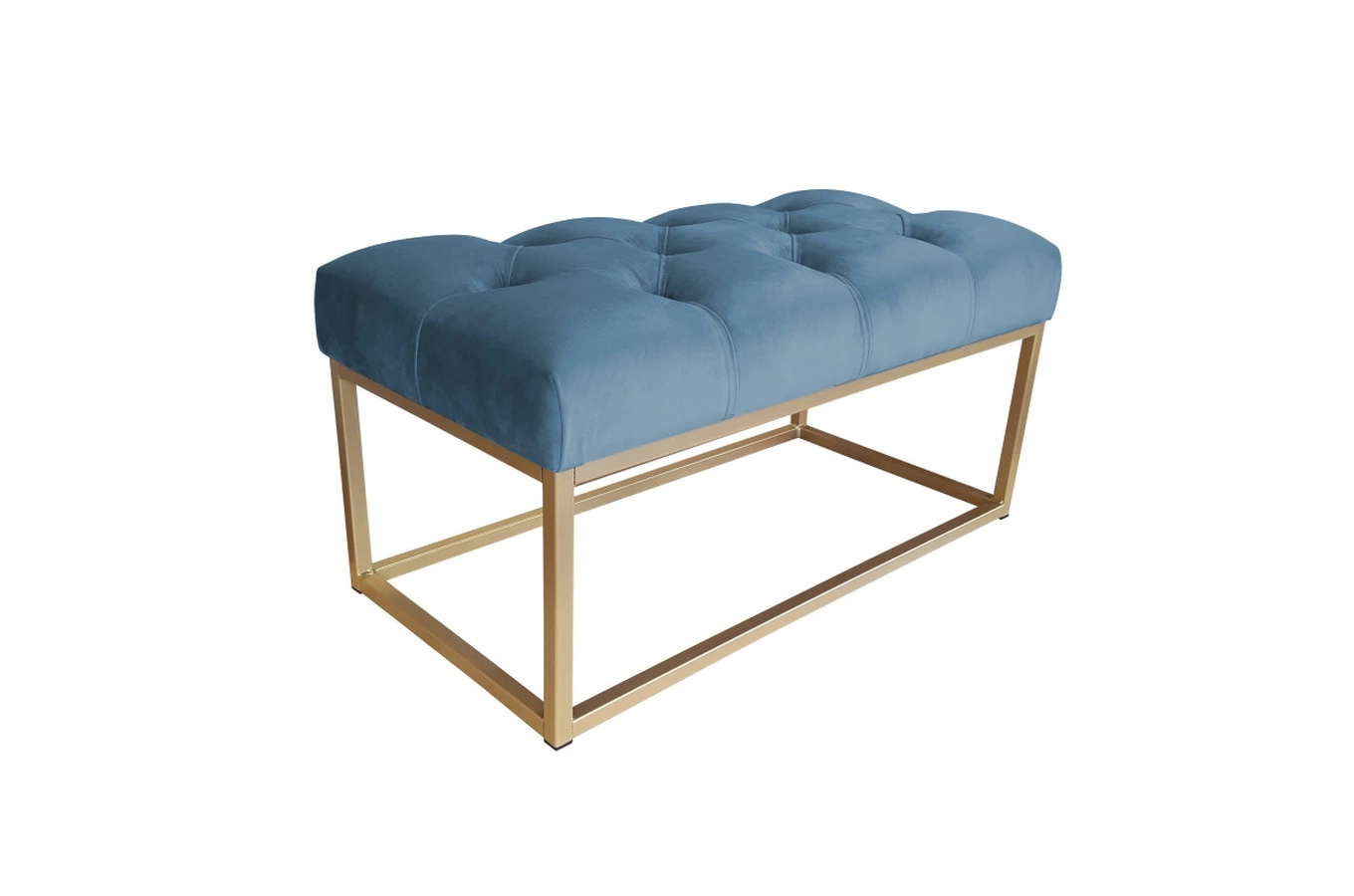 Tapicerowana ławka CITY na metalowych nogach / kolor tkaniny + podstawy do wyboru!