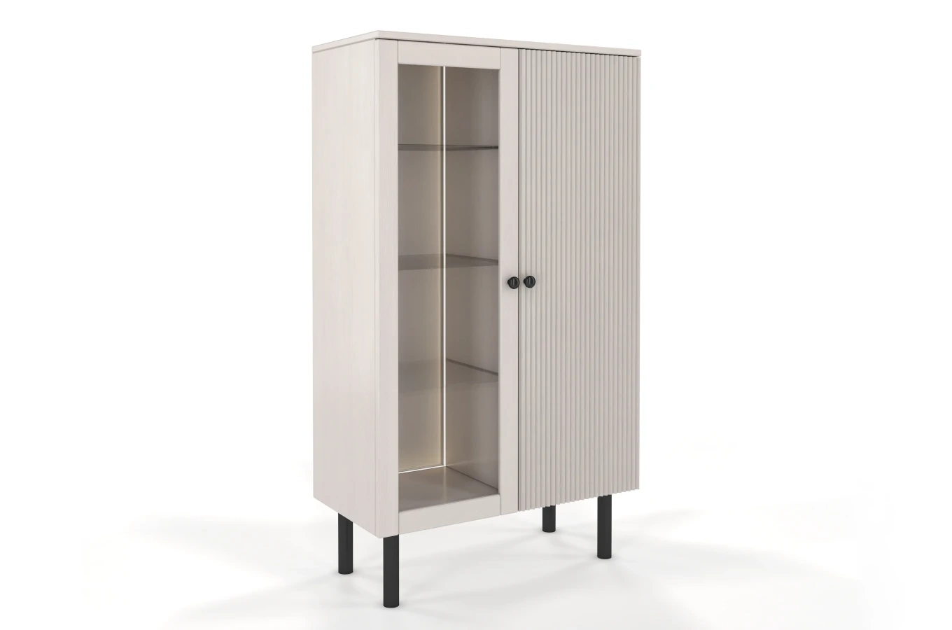 Witryna sosnowa Visby NORVIK High / szer. 80 cm