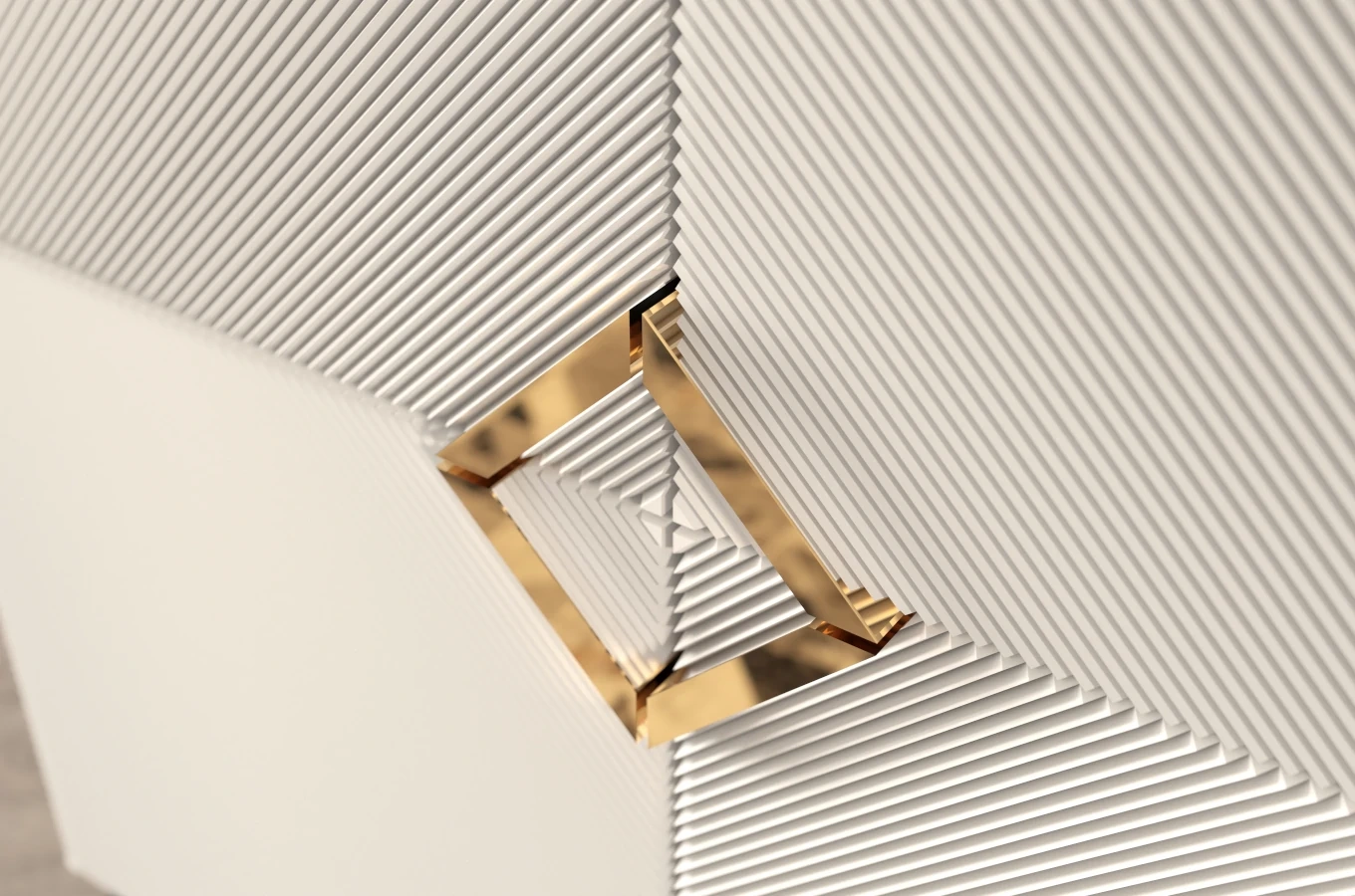 Drewniana komoda Visby DEMI HIGH / kolor biały + czarne nogi / szer. 100 cm