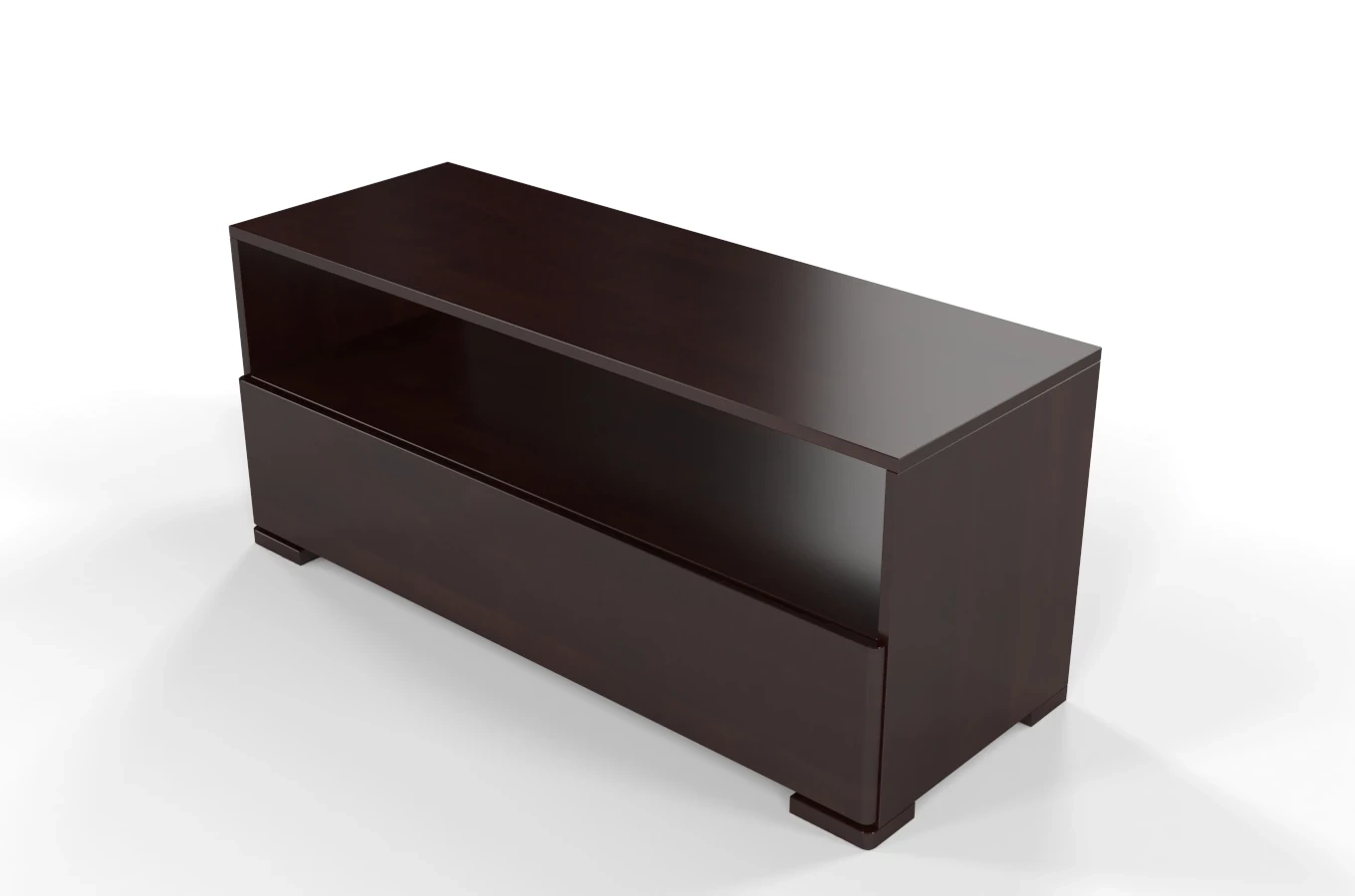 Drewniana szafka RTV bukowa Visby SANDEMO / szer. 120 cm