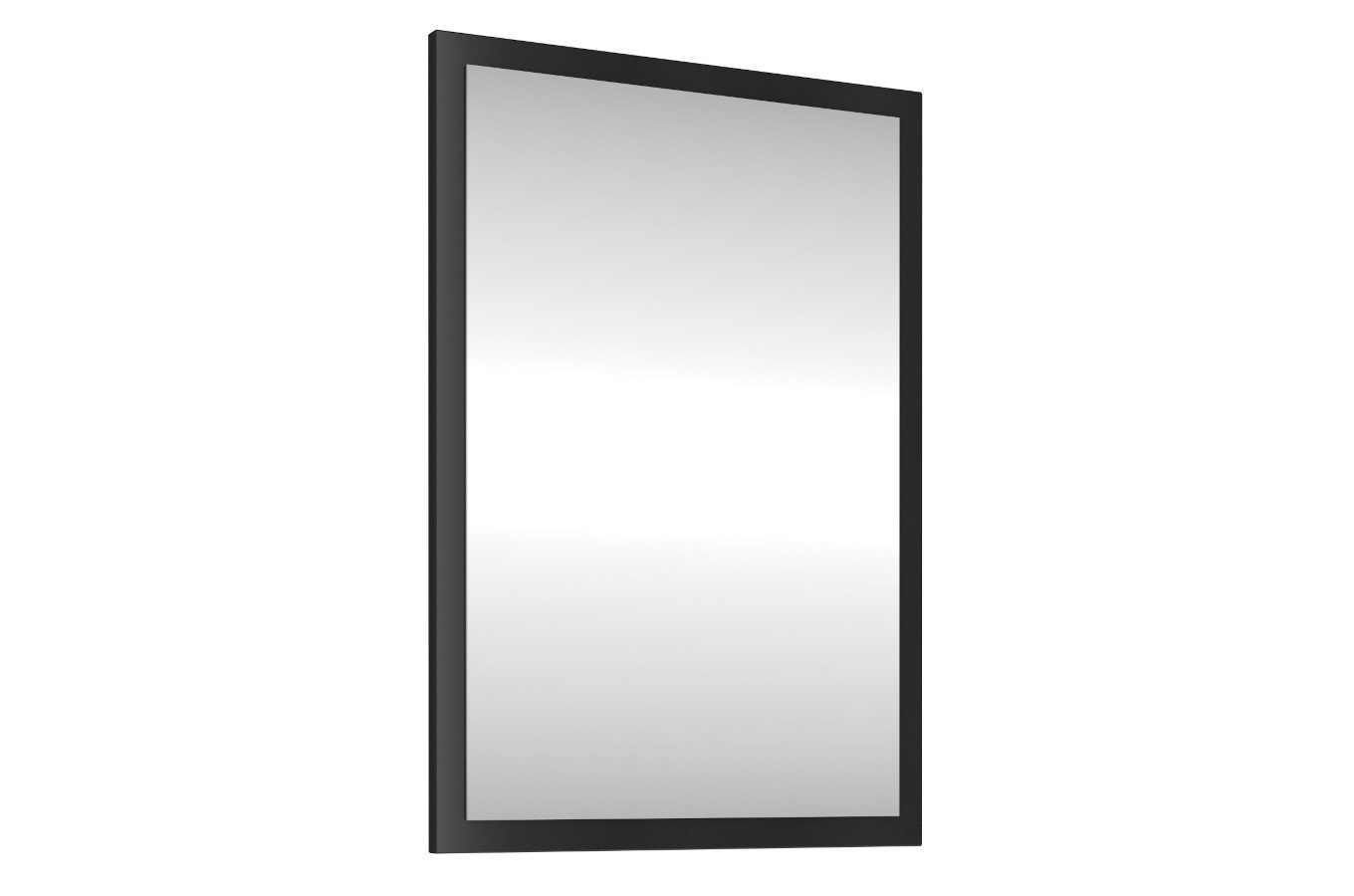 Lustro Dancan EVELINE w ramie w kolorze czarnym