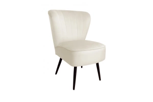 Tapicerowany fotel BOLSZEWIK na metalowych nogach