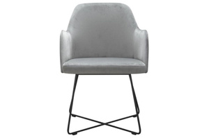 Nowoczesne krzesło tapicerowane z podłokietnikami BLEIK X